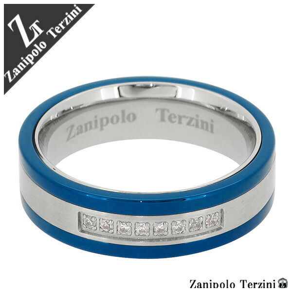 ジルコニア　ライン サージカルステンレス リング（15〜23号) 【Zanipolo Terzini】 /メンズ 指輪 シンプルの通販は 4,750円