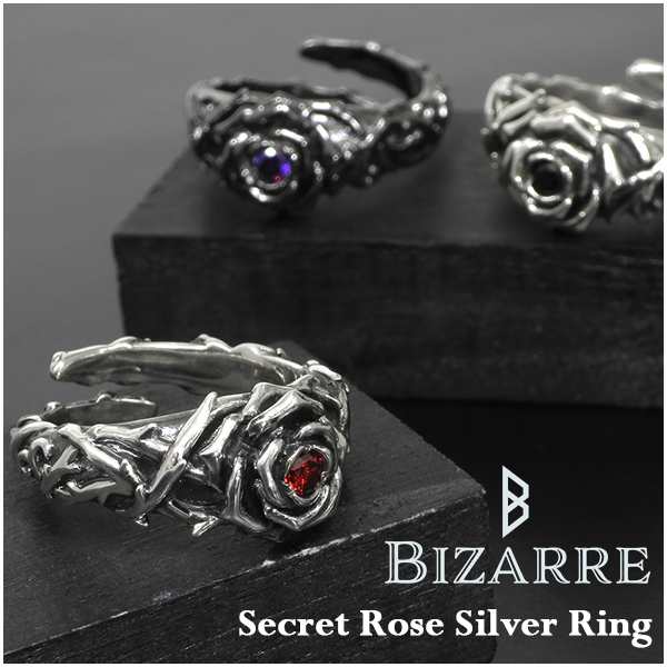 BIZARREビザール】シークレットローズシルバーリング/シルバー