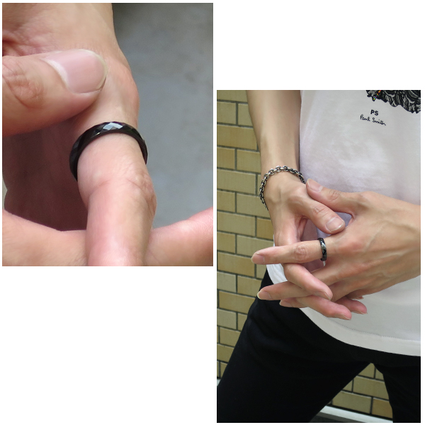 綺麗な輝きの黒 ダイヤモンドカット タングステンリング ブラック 7 21号 メンズ 指輪 アクセサリーの通販はau Pay マーケット 新宿銀の蔵 シルバーアクセサリーと天然石のお店