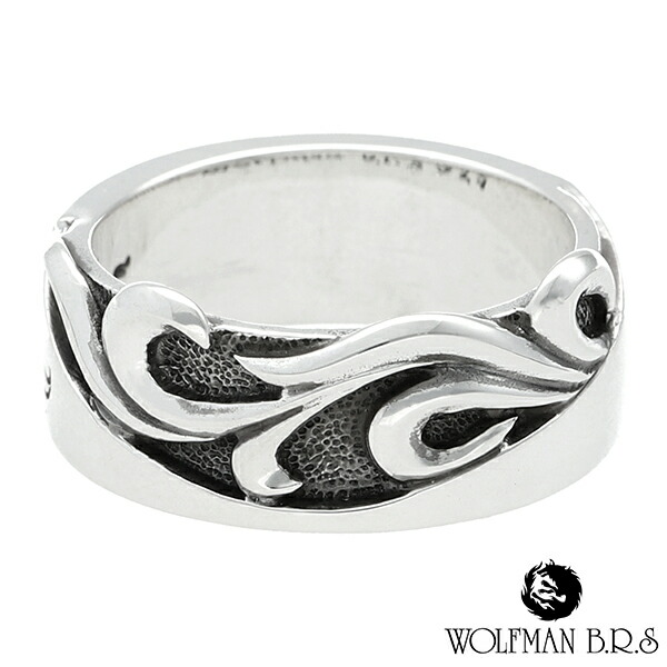 ムーン シャドウ パルメット リング 15〜21号 指輪 シルバーリング メンズ ウルフマンBRS アラベスク 唐草 ユリ キュービックジルコニア ジルコニア ブランドの通販は 16,632円