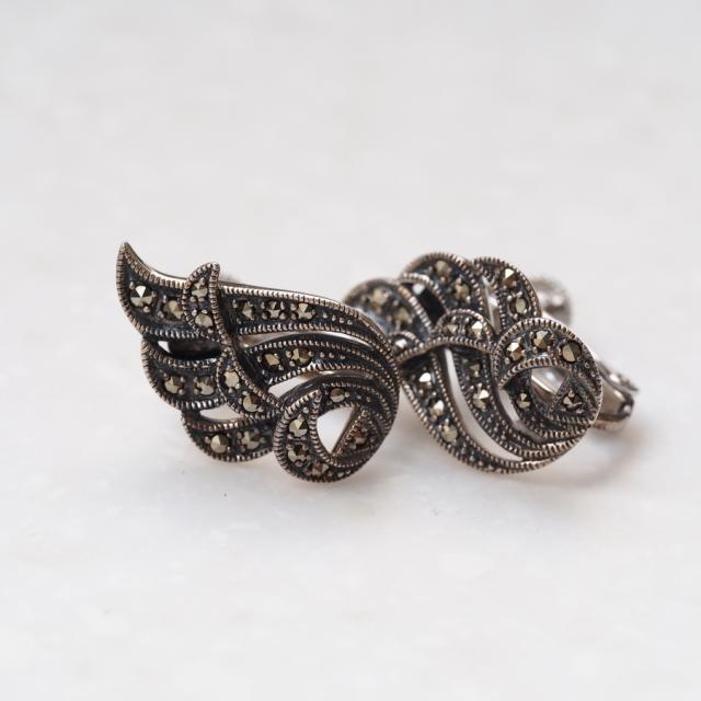 ROKUZAN マーカサイト ピアス イヤリング 選べる 2P 両耳用 ノンホールピアス シルバー925 ROK-202E0014 碌山ジュエリー ブランド レディース 女性 ROKUZAN マーカサイト ピアス イヤリング 選べる 2P 両耳用 ノンホールピアス シルバー925 ROK-202E0014 碌山ジュエリー ブランド レディース 女性