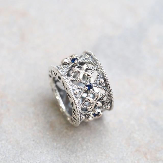 ROKUZAN サファイア リング状 ペンダント ペンダントトップ (チェーン