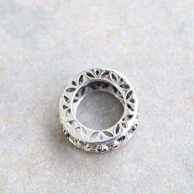 ROKUZAN サファイア リング状 ペンダント ペンダントトップ (チェーン