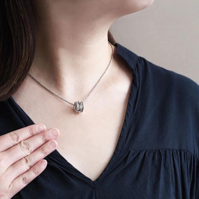 ROKUZAN サファイア リング状 ペンダント ペンダントトップ (チェーン