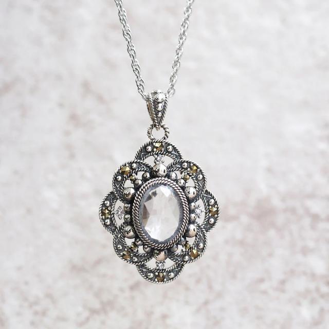 ROKUZAN クォーツ フラワー ペンダント ペンダントトップ