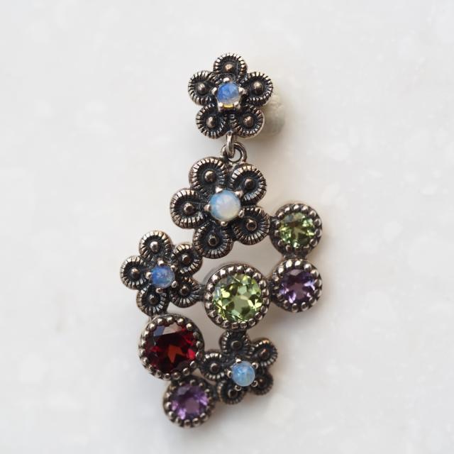 ⭐︎パール⭐︎ ジェムネル925シルバー18kゴールドメンズバロックパールチョーカー淡水