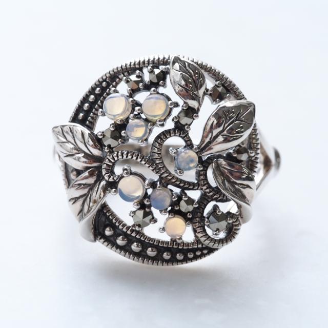 アガット　シルバー、マーカサイトリング11号 アガット シルバー、マーカサイトリング11号 agete アガット シルバー