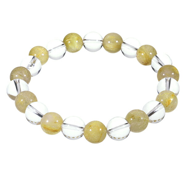 針多め　ゴールドルチルブレスレット　金運強 6-11 針多めゴールドルチルブレスレットルチルクォーツ金運強 6-3