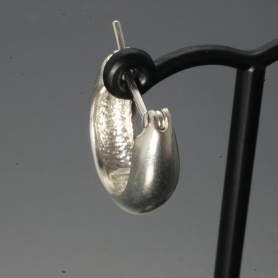 龍頭 プレーンフープ ピアス 1P 片耳用 メンズ シルバー シルバーピアス フープピアス メンズピアス シルバー950 男性 彼氏 伝統技法 ギフト 人気