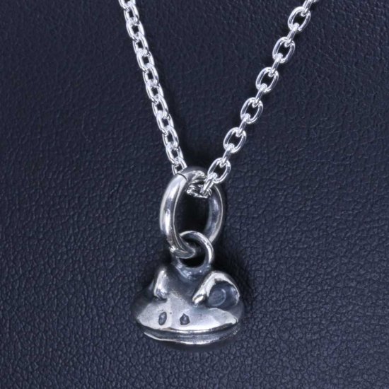 龍頭 反抗期 蛙玉 ネックレス チェーン付き ペンダント メンズ シルバー シルバーネックレス メンズネックレス カエル シルバー950 男性 彼氏_1