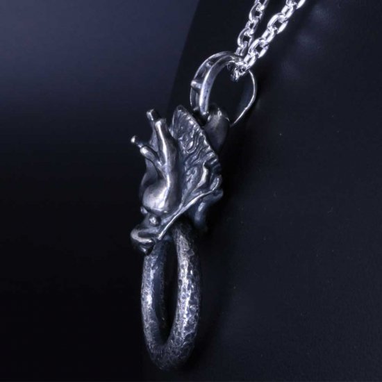 龍頭 龍頭 ネックレス チェーン付き ペンダント メンズ シルバー シルバーネックレス メンズネックレス 竜 ドラゴン シルバー950 男性 彼氏 伝統技法_4