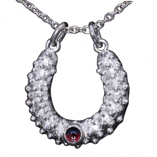 龍頭 ブルートパーズ 霰馬蹄 ネックレス チェーン付き ペンダント メンズ シルバー シルバーネックレス メンズネックレス 天然石 シルバー950 男性_1
