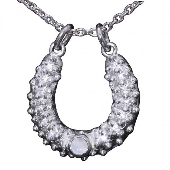 龍頭 ブルートパーズ 霰馬蹄 ネックレス チェーン付き ペンダント メンズ シルバー シルバーネックレス メンズネックレス 天然石 シルバー950 男性_4