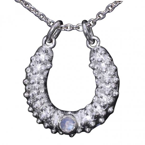 龍頭 ブルートパーズ 霰馬蹄 ネックレス チェーン付き ペンダント メンズ シルバー シルバーネックレス メンズネックレス 天然石 シルバー950 男性_5