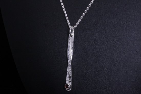 龍頭 石付き 丸鎚目交差 ネックレス チェーン付き ペンダント メンズ シルバー シルバーネックレス メンズネックレス 天然石 シルバー950 男性 彼氏_2