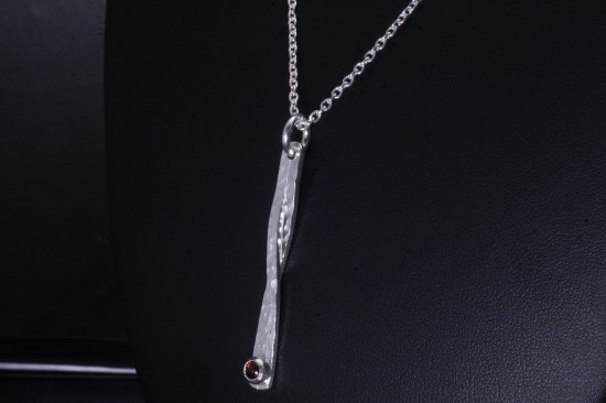 龍頭 石付き 丸鎚目交差 ネックレス チェーン付き ペンダント メンズ シルバー シルバーネックレス メンズネックレス 天然石 シルバー950 男性 彼氏_3