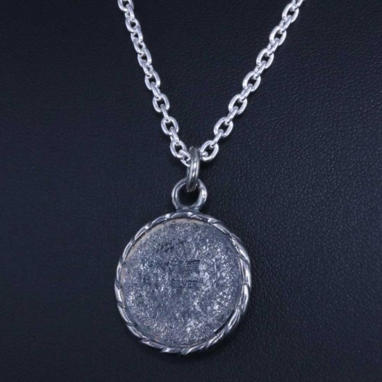 龍頭 丸鎚目ラウンド ツイスト ネックレス チェーン付き ペンダント メンズ シルバー シルバーネックレス メンズネックレス 天然石 シルバー950 男性_8