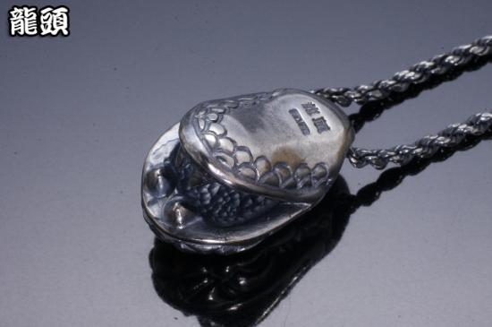 龍頭 蛇頭ペンダントトップ ペンダント メンズ シルバー シルバーネックレス メンズネックレス 天然石 シルバー950 男性 彼氏 女性 彼女_3