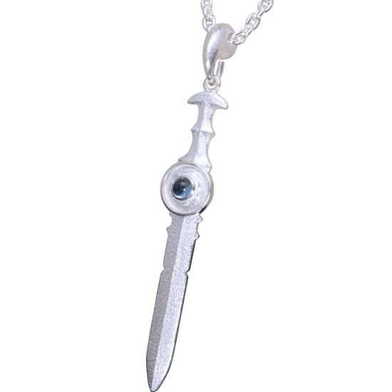 龍頭 三種の神器ペンダント 白仕上げ ペンダント メンズ シルバー シルバーネックレス メンズネックレス 天然石 シルバー950 男性 彼氏