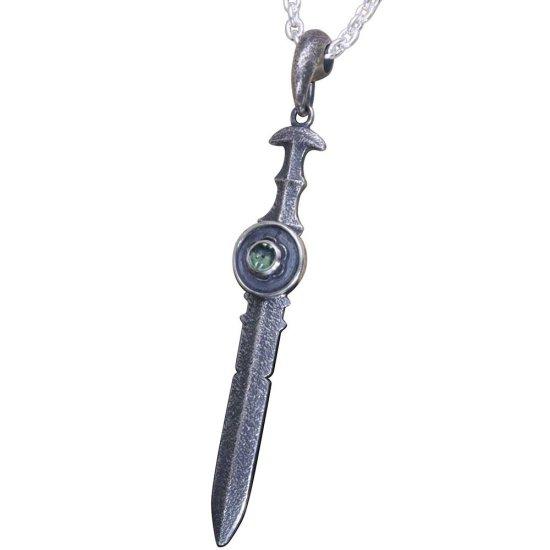 龍頭 三種の神器ペンダント 燻し仕上げ ペンダント メンズ シルバー シルバーネックレス メンズネックレス 天然石 シルバー950 男性 彼氏_3