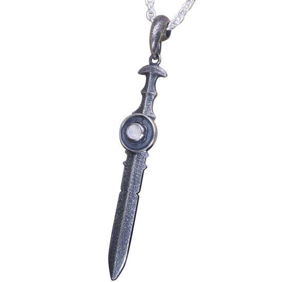 龍頭 三種の神器ペンダント 燻し仕上げ ペンダント メンズ シルバー シルバーネックレス メンズネックレス 天然石 シルバー950 男性 彼氏_4