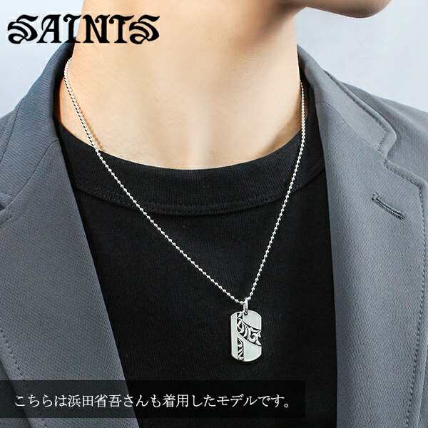 SAINTS セインツ アラベスク フロウ シルバーペンダント チェーン付き