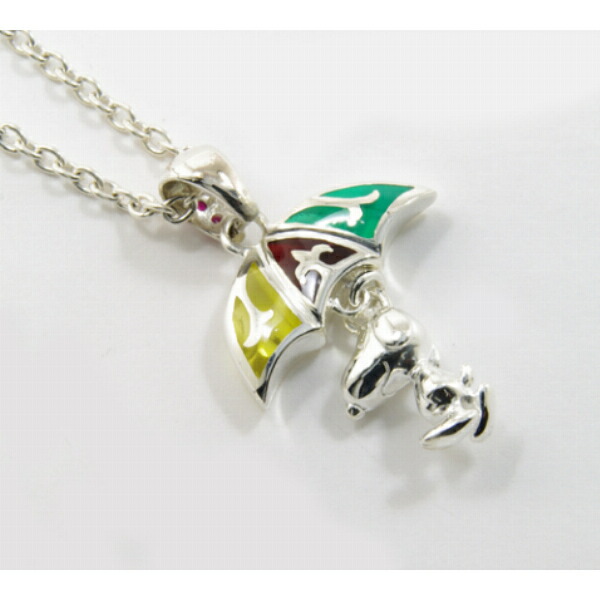 SNOOPY×SAINTS レインスヌーピー ネックレス(チェーン付き) スヌーピー 公式 PEANUTS キャラクターグッズ コラボ シルバー925 シルバーアクセサリー_2