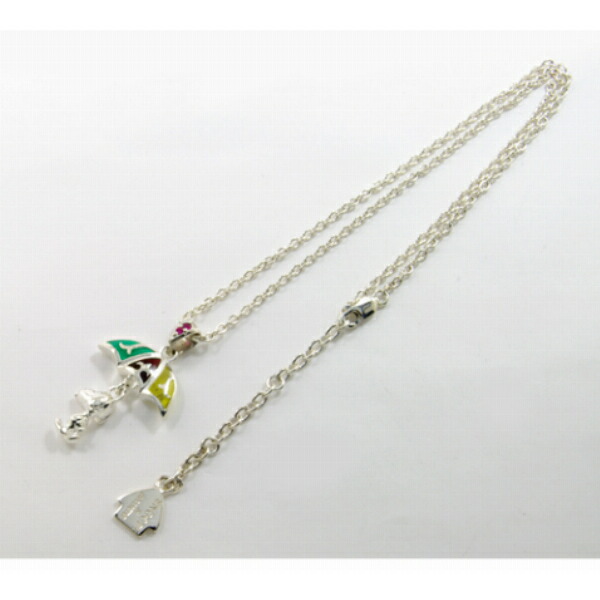 SNOOPY×SAINTS レインスヌーピー ネックレス(チェーン付き) スヌーピー 公式 PEANUTS キャラクターグッズ コラボ シルバー925 シルバーアクセサリー_4