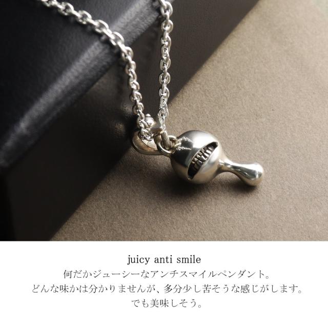 smile_mammy ジューシーアンチスマイル ネックレス ペンダント ペンダントトップ チャーム シルバー925 雫 ガッカリ 怒り顔 不機嫌 歯 口 不気味_1