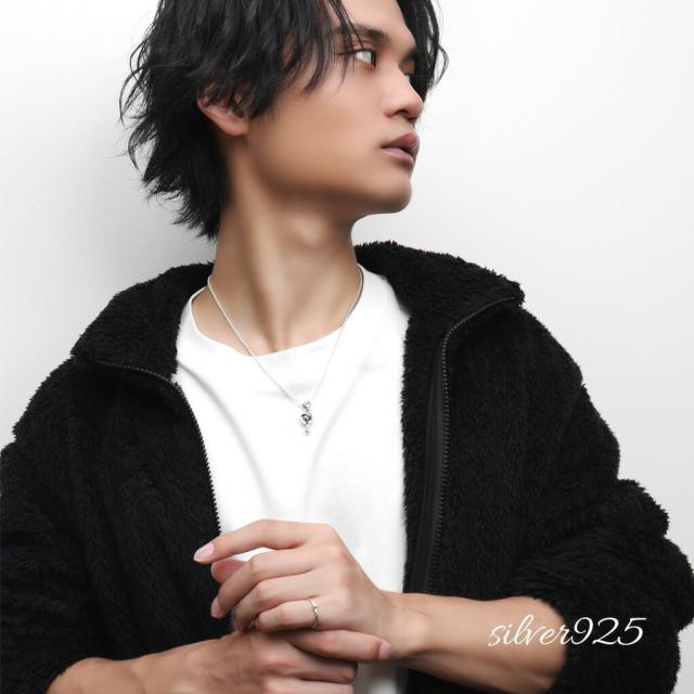 smile_mammy ジューシーアンチスマイル ネックレス ペンダント ペンダントトップ チャーム シルバー925 雫 ガッカリ 怒り顔 不機嫌 歯 口 不気味_4