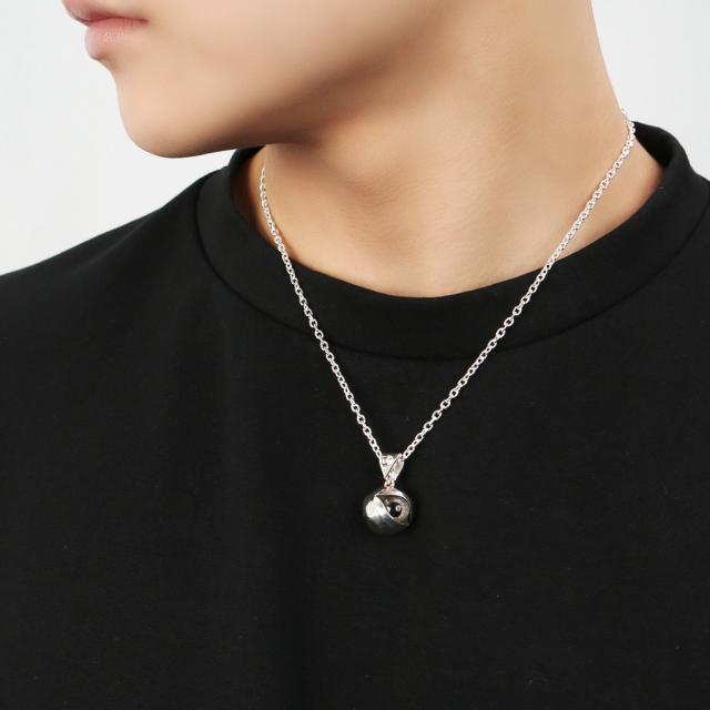 smile_mammy stare ボール L ネックレス ペンダント ペンダントトップ ペンダントチャーム シルバー 925 丸 目 目玉 追視 義眼 不気味 ホラー ダーク_2