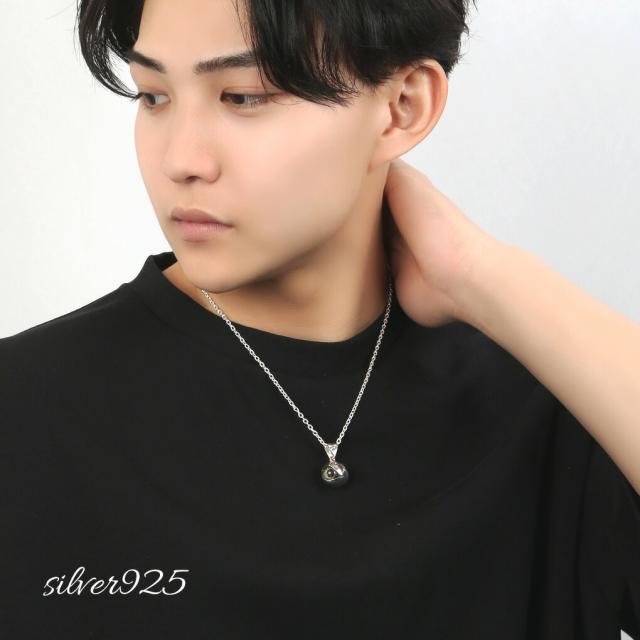 smile_mammy stare ボール L ネックレス ペンダント ペンダントトップ ペンダントチャーム シルバー 925 丸 目 目玉 追視 義眼 不気味 ホラー ダーク_3