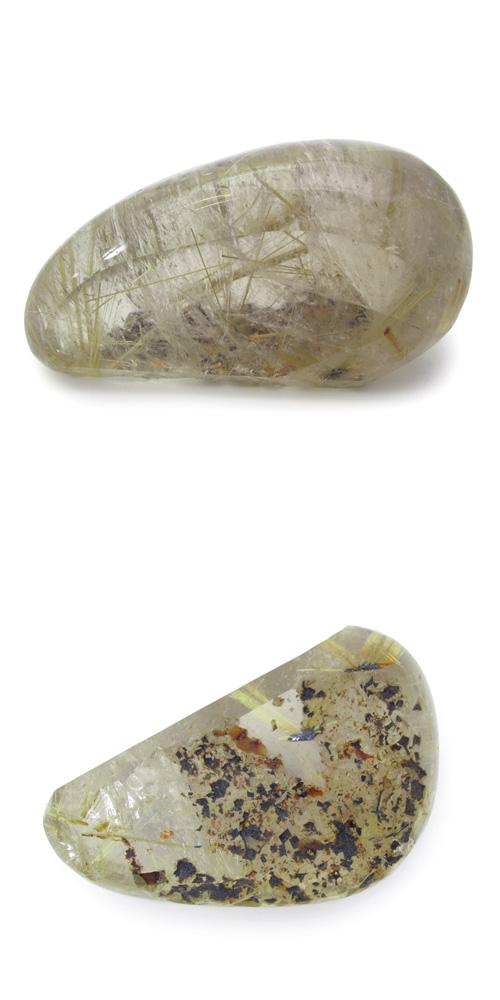 lnashin 特大 希少 1804g 針びっちり ルチルクォーツ 磨き