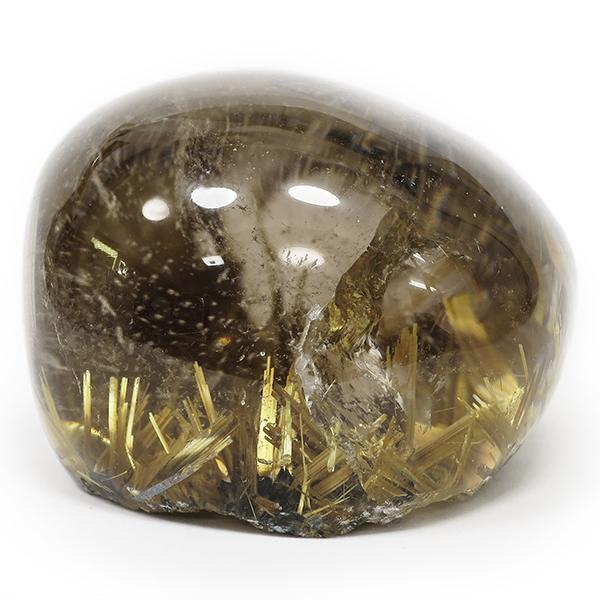 タイチンルチル 金針ルチルクォーツ 磨き原石 88g ゴールドルチルクォーツ