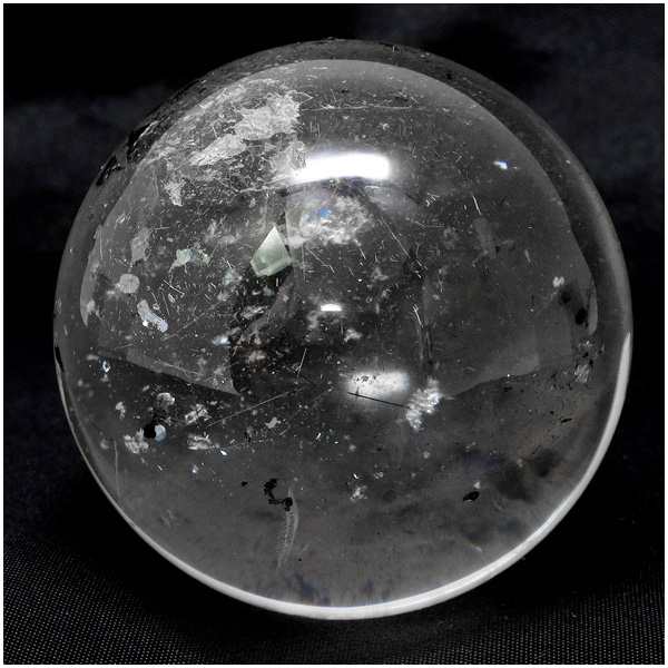 天然水晶 丸玉 約44mm 送料無料天然石 パワーストーン 水晶 水晶玉