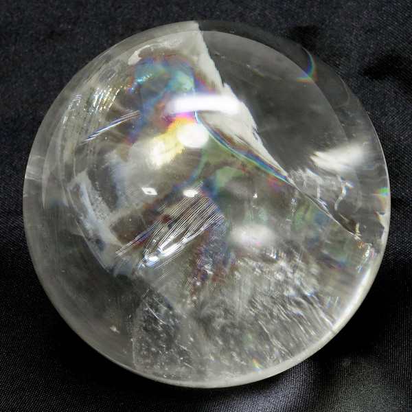 最高級】 天然 虹入り水晶 丸玉 約53mm 送料無料天然石 パワーストーン