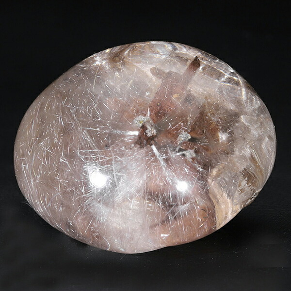 貫入水晶 ガーデン 入り 磨き原石 約28.0g 天然石 パワーストーン 貫入 