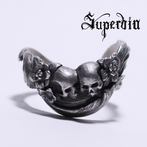 Superbia “失楽園”リング(ナロー) 11号〜27号 Rococo シルバーリング シルバー925 メンズ スペルヴィア スペルビア ブランド ロココ 指輪