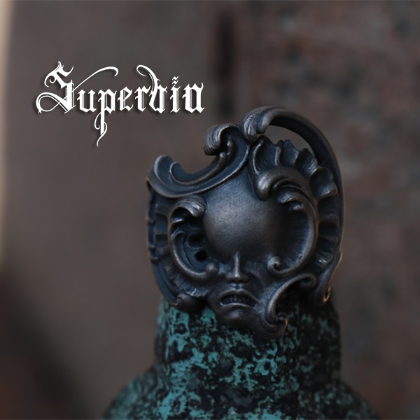 Superbia “憑依”リング2 13号〜27号 Rococo シルバーリング シルバー925 メンズ スペルヴィア スペルビア ブランド ロココ バロック 指の通販は