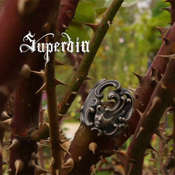 Superbia “憑依”リング3 13号〜27号 Rococo シルバーリング シルバー925 メンズ スペルヴィア スペルビア ブランド ロココ バロック 指輪