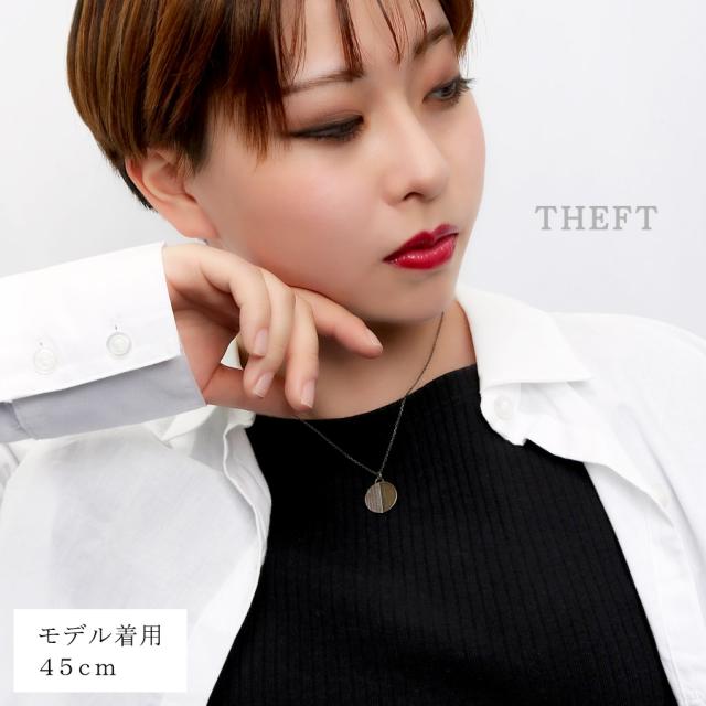 THEFT セフト スモール ハーフ コイン エリザベス ネックレス ペンダント ペンダントトップ ペンダントチャーム シルバー SMALL HALF COIN NEC 硬貨_3