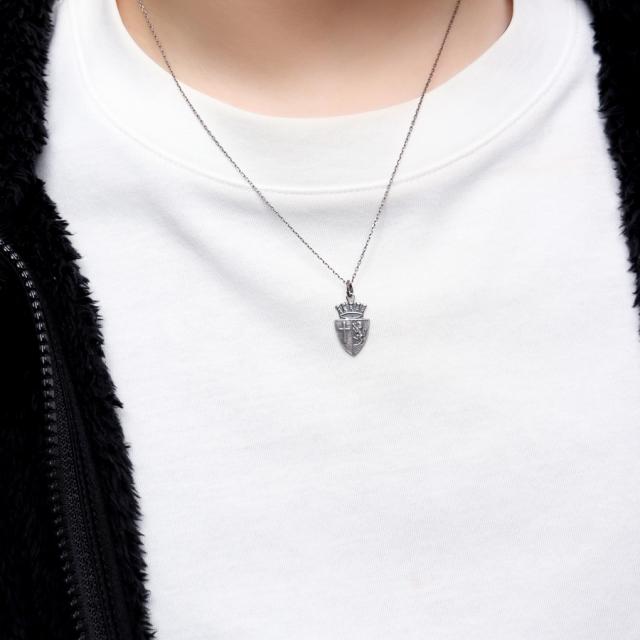 THEFT セフト エンブレム モチーフ ネックレス ペンダント ペンダントトップ ペンダントチャーム シルバー EMBLEM NECKLACE シールド ビンテージ_2