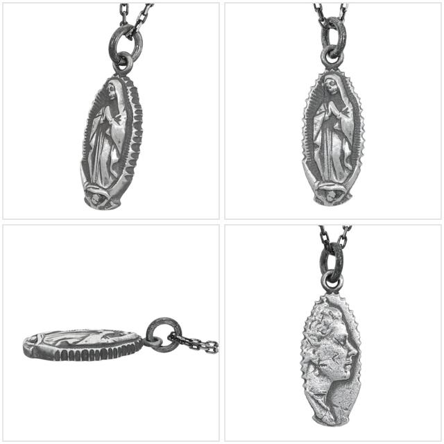 THEFT セフト スカル マリア エリザベス モチーフ ネックレス ペンダント ペンダントトップ ペンダントチャーム シルバー SKULL&ELIZABETH NECKLACE_5