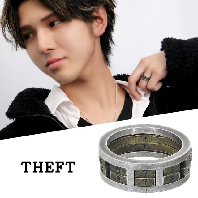 THEFT セフト Varde77xTHEFT セフト ナンバーロック リング 指輪 13〜19号 メンズリング シルバー NUMBER LOCK RING 数字 ビンテージ ヴィンテージの通販は 20,350円