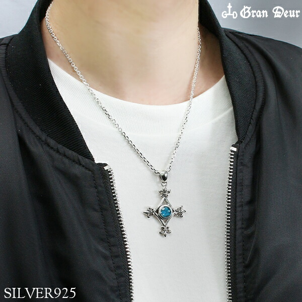 グレース リリー シルバーペンダントトップ チェーンなし ヘッド