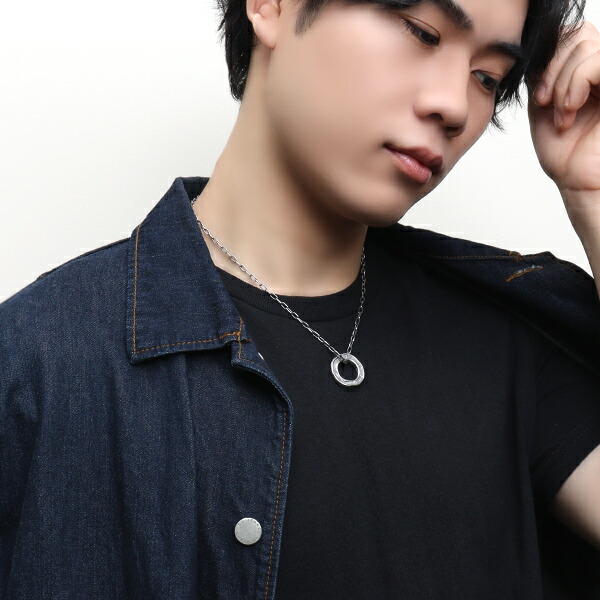 MONGO Vivo コラボ サークル ネックレス シルバー925 ペンダント