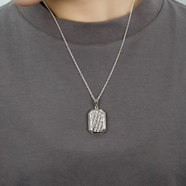 シルバー925 万華鏡 ペンダント 万華鏡デザイン スターリングシルバー