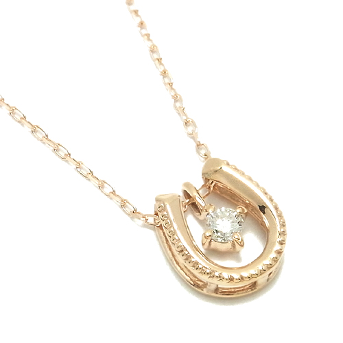 Me Luxe ホースシュー ダイヤモンドチャームピンクゴールドネックレス ギフトbox付 送料無料 10金ネックレス ブランド レディースの通販はau Pay マーケット 新宿銀の蔵 シルバーアクセサリーと天然石のお店
