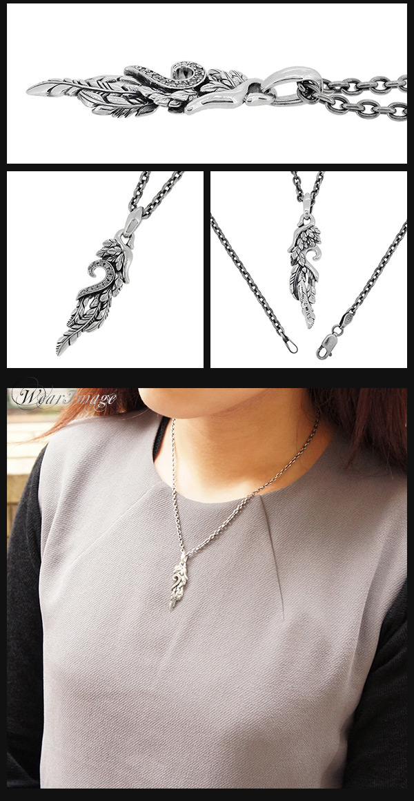 GIGOR ジゴロウ イリネスハート シルバー ネックレス VANNESS コラボ商品 アヴァハートペンダント ペンダント シルバー925 メンズ アクセサリー_2