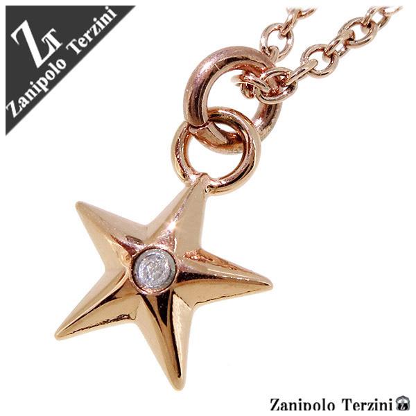 ミニスター ダイヤモンド ローズゴールドカラー サージカルステンレス ネックレス【Zanipolo Terzini】 /レディース 女性の通販は 7,000円